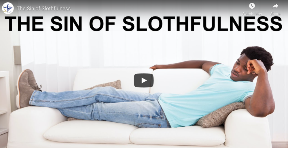 The Sin of Slothfulness Image